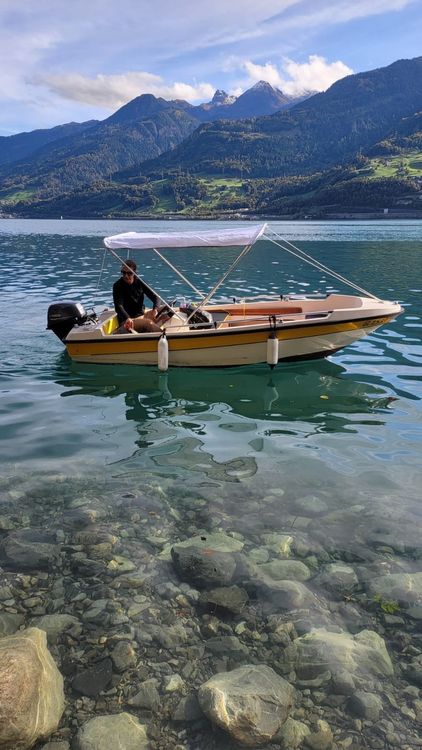 Motorboot mit 20 PS Yamaha Motor (Gebraucht) in Grafstal für CHF 2200 ...