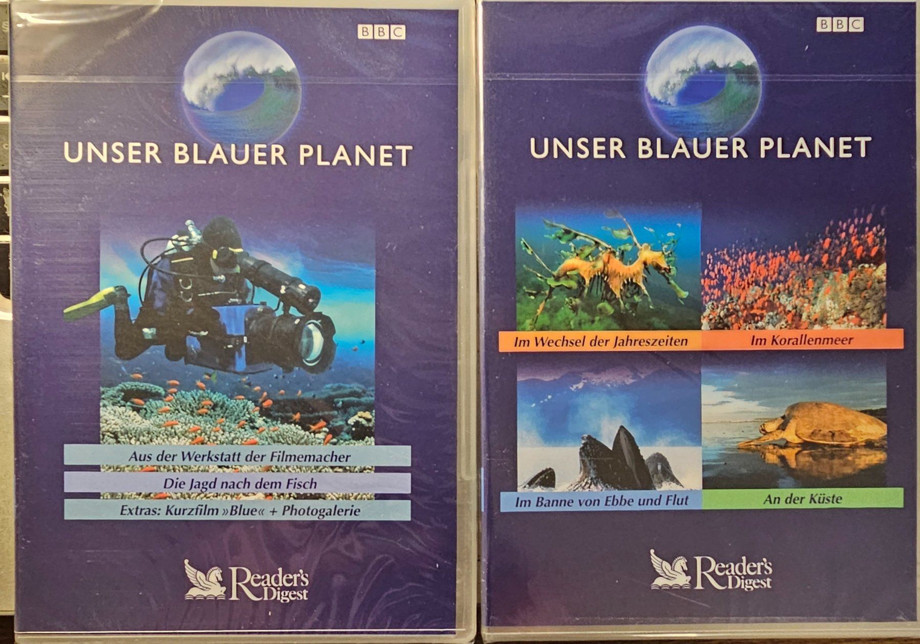 Tous les DVDs: Unser Blauer Planet - Reader's Digest (3 DVD Box) – Neuf (Voir description) à Wahlen b. Laufen par Cg10 2