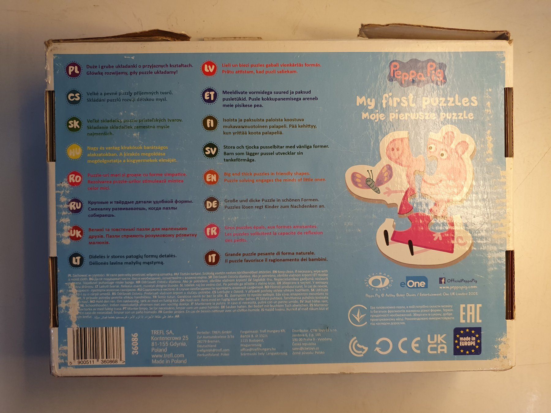 Puzzle: Peppa Pig supercolor My first Puzzle – Usato da Zürich venduto da loosebone 2