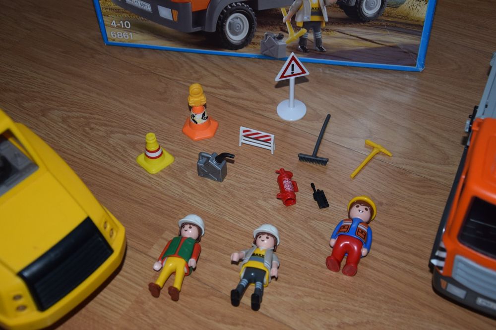 Playmobil 6861 Baustellen-LKW + 5468 Riesen Dumper | Kaufen auf Ricardo
