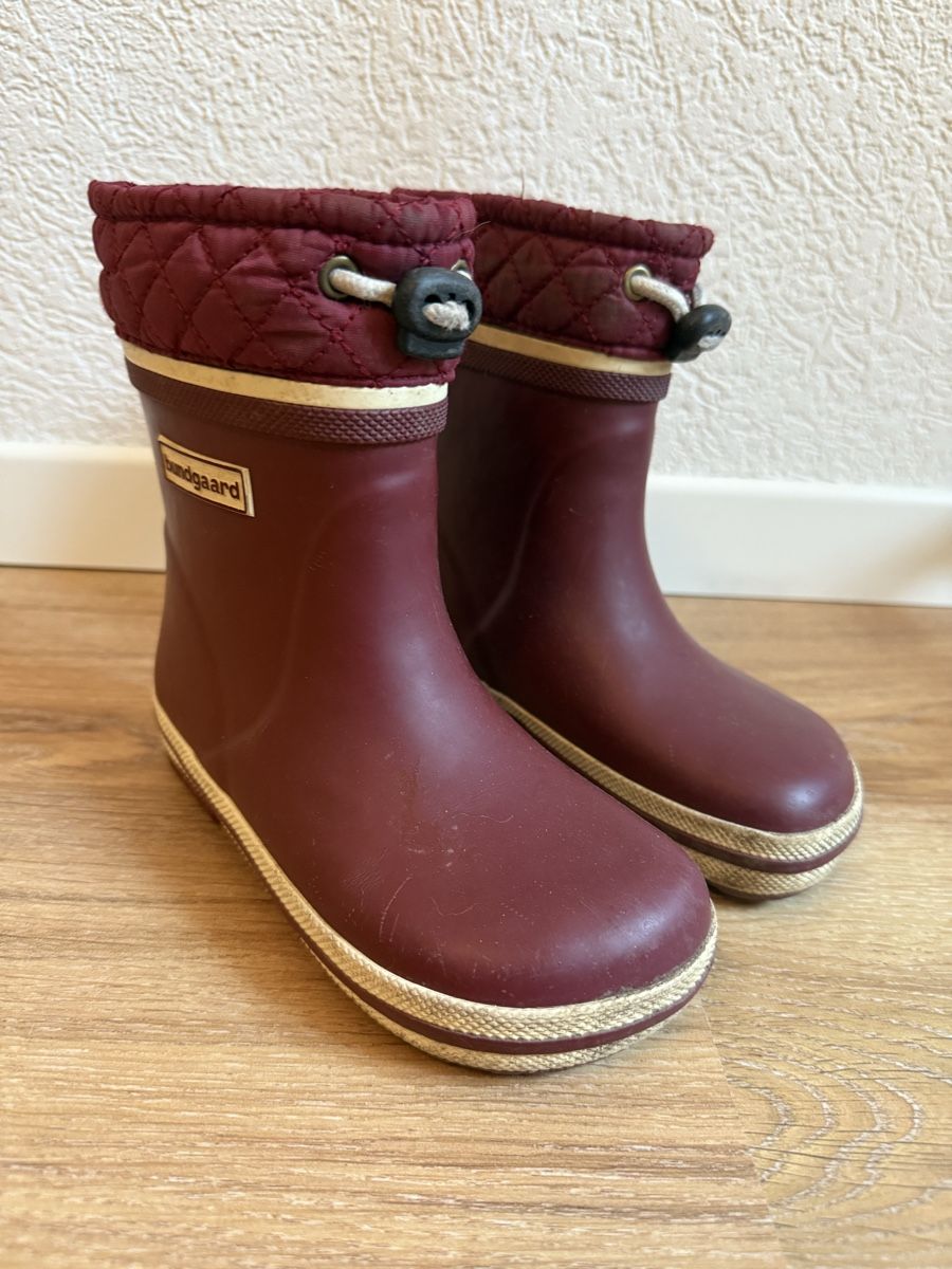 Scarpe per ragazzi: Bottes de pluie fourrées bordeaux Bundgaard, p.29 – Usato da Tavannes venduto da Thriftshop