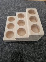Holzständer für ätherische Öle  Platz für 9 Fläschchen