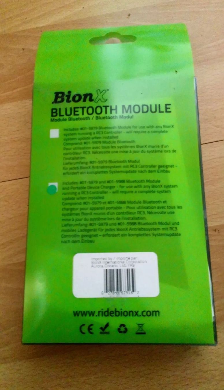 Bionx Pezzi di ricambio: BionX BLUETOOTH MODUL mit Powerbank – Nuovo e nell'imballaggio originale da Uster venduto da Patrick2332 1