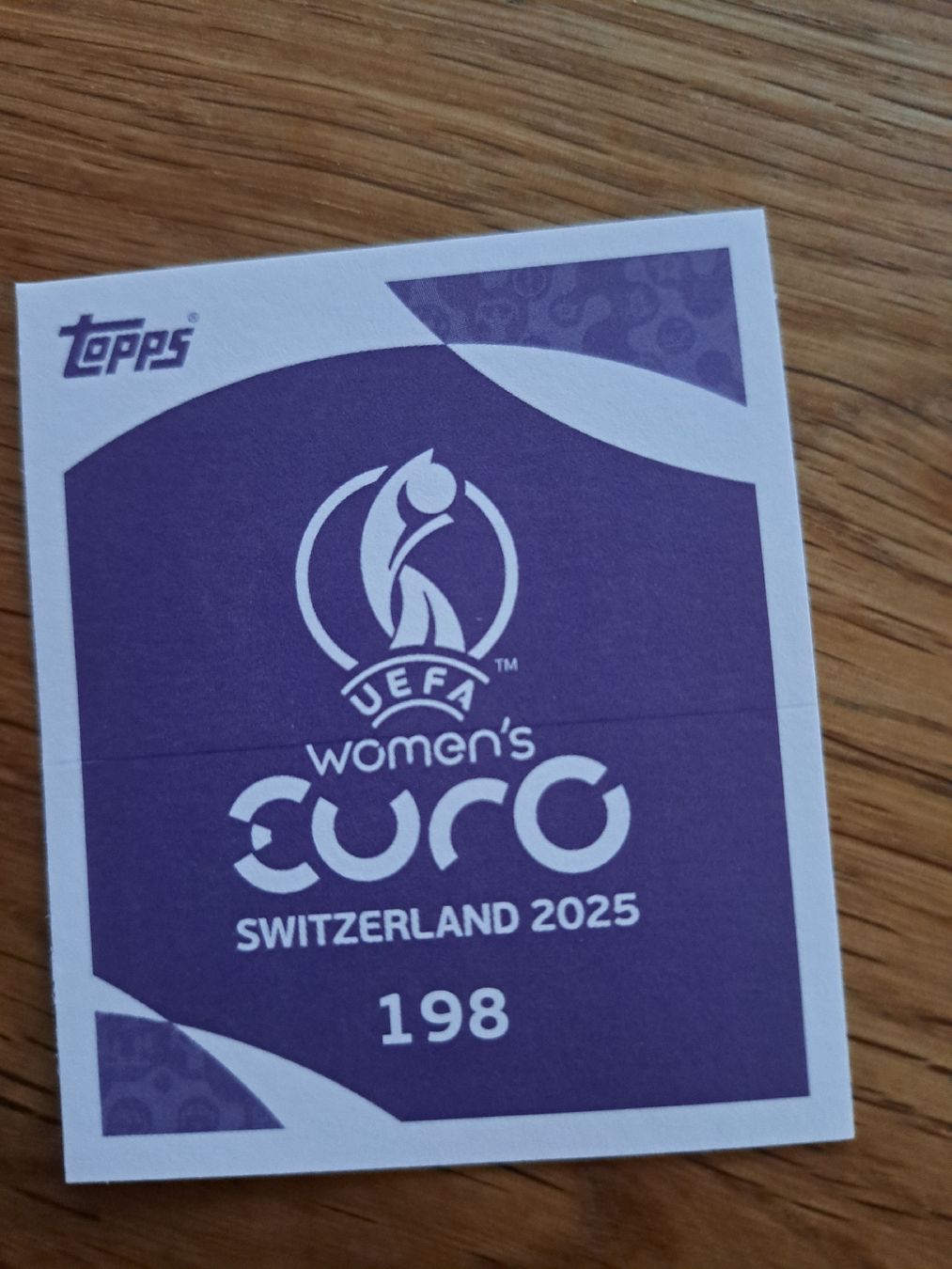 Sticker N°198 ( Women Schweiz Topps euro 2025 football ) | Kaufen auf ...