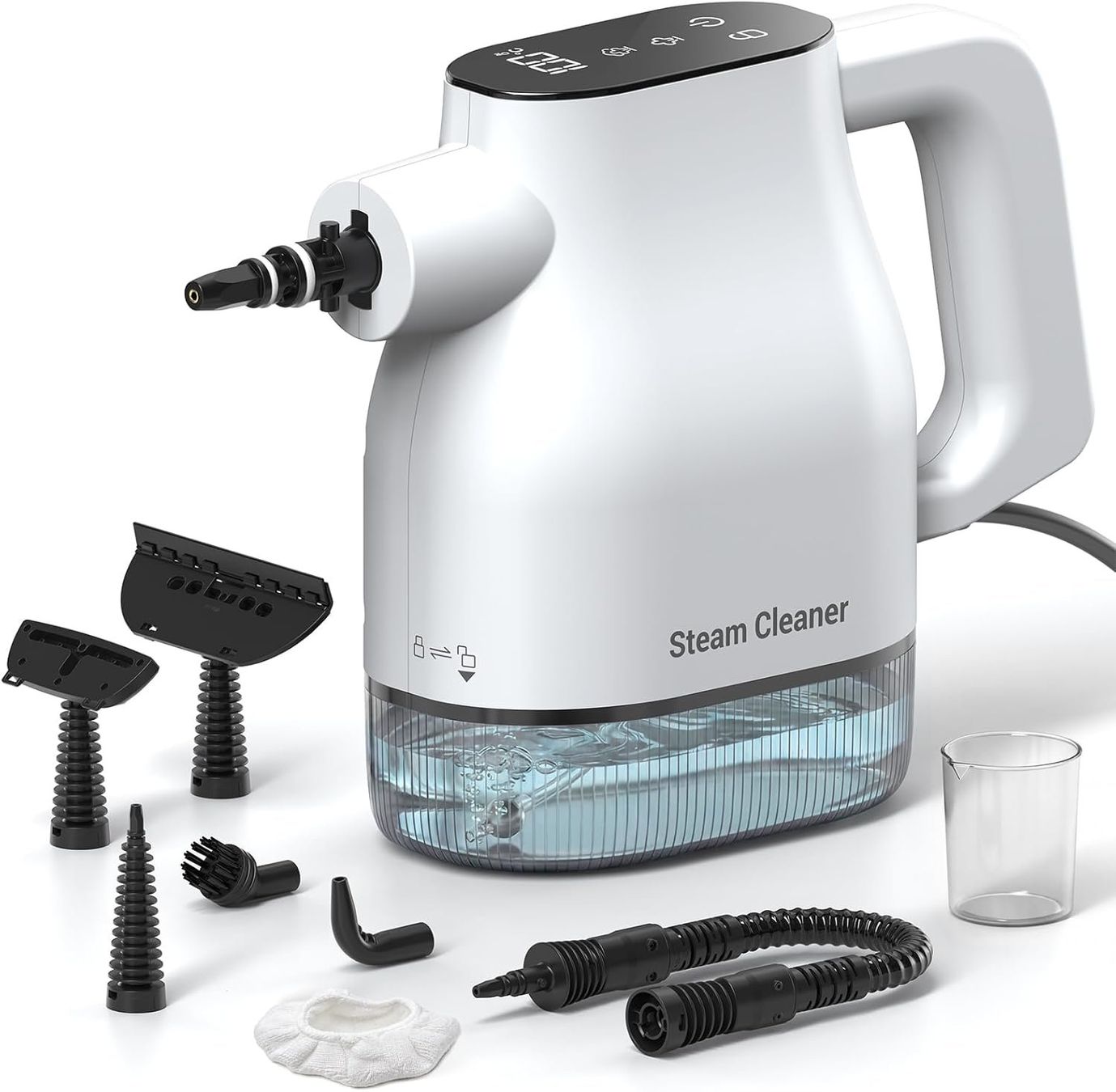 Nettoyeurs à vapeur: Dampfreiniger 10 Sek Aufheizzeit Smart-Touchscreen Weiss – Neuf avec emballage d'origine à Neuhausen am Rheinfall par HugoVerkauft