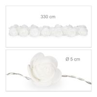 ROSEN LED-LICHTERKETTE WEISS 3.3m