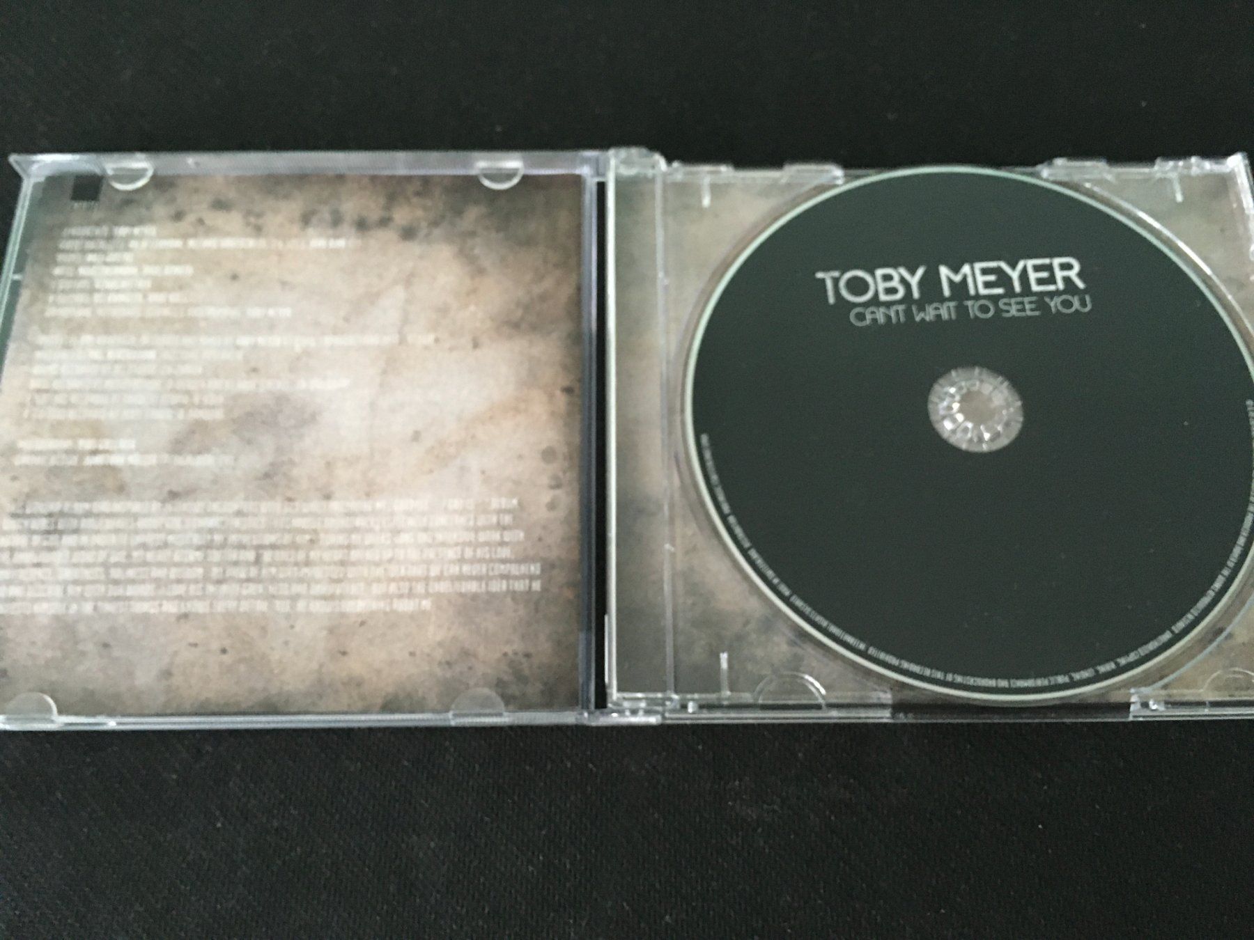 CD: Toby Meyer - Can't wait to see you -CD- – Usato da St.Gallen venduto da MedienJoe 1