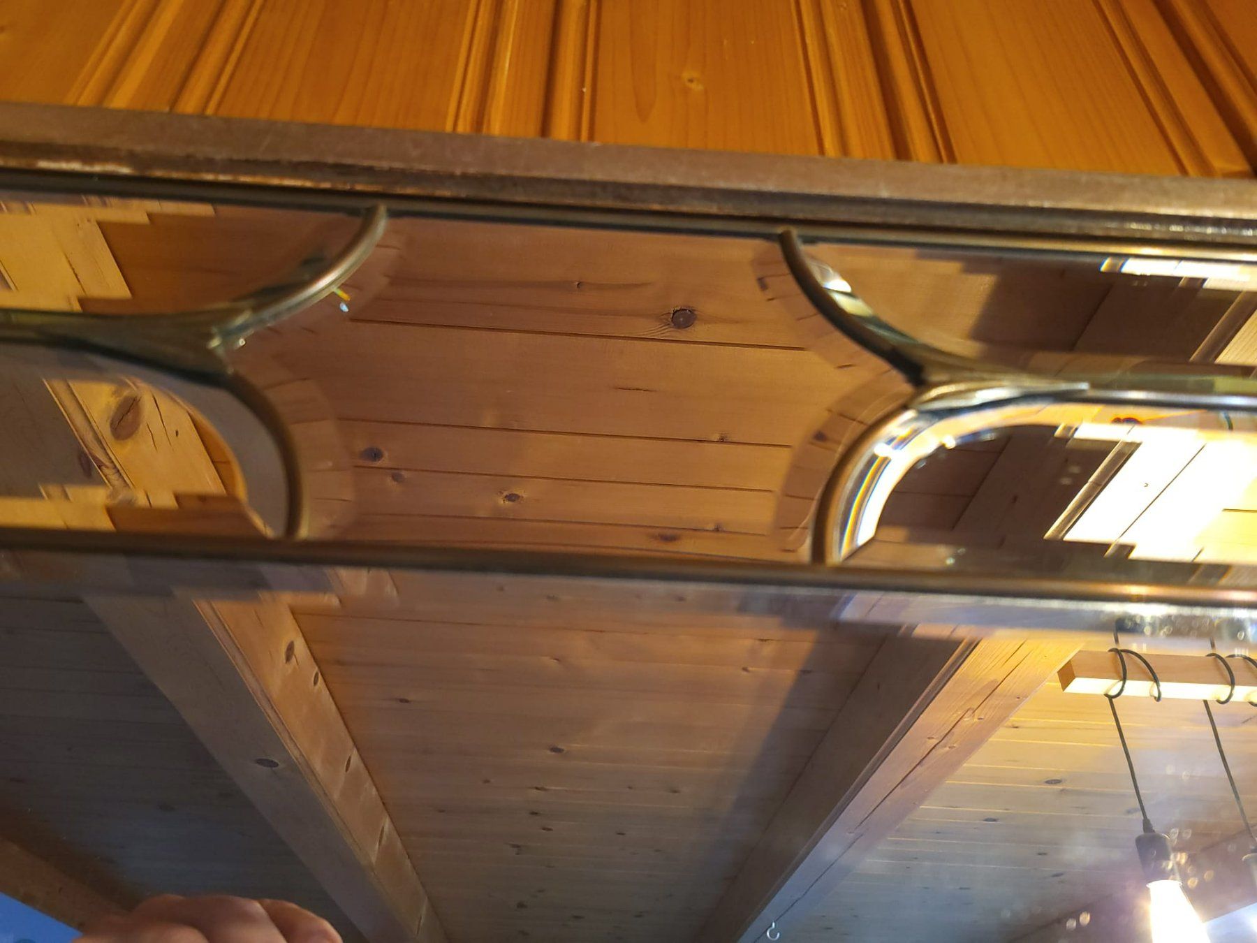 Loberon Specchi: Design Spiegel Messing / Holz – Usato da Schafhausen im Emmental venduto da Herzrose 2