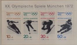 BRD 1972 XI. Olympia Sapporo Block 6 MNH postfrisch