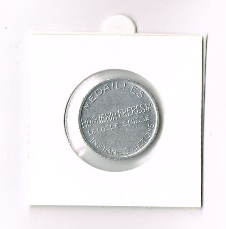 Pin's Médaille Huguenin Le Locle Suisse – Armoiries Publicité Ancienne