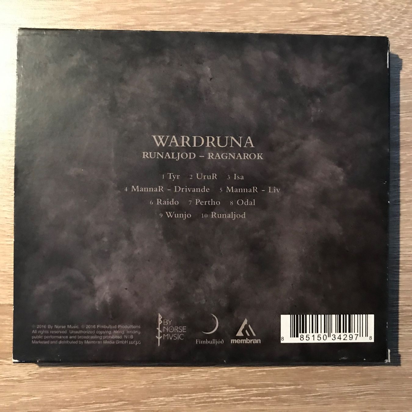 CDs: Wardruna - Runaljod-Ragnarok – Gebraucht aus Aesch BL von  1