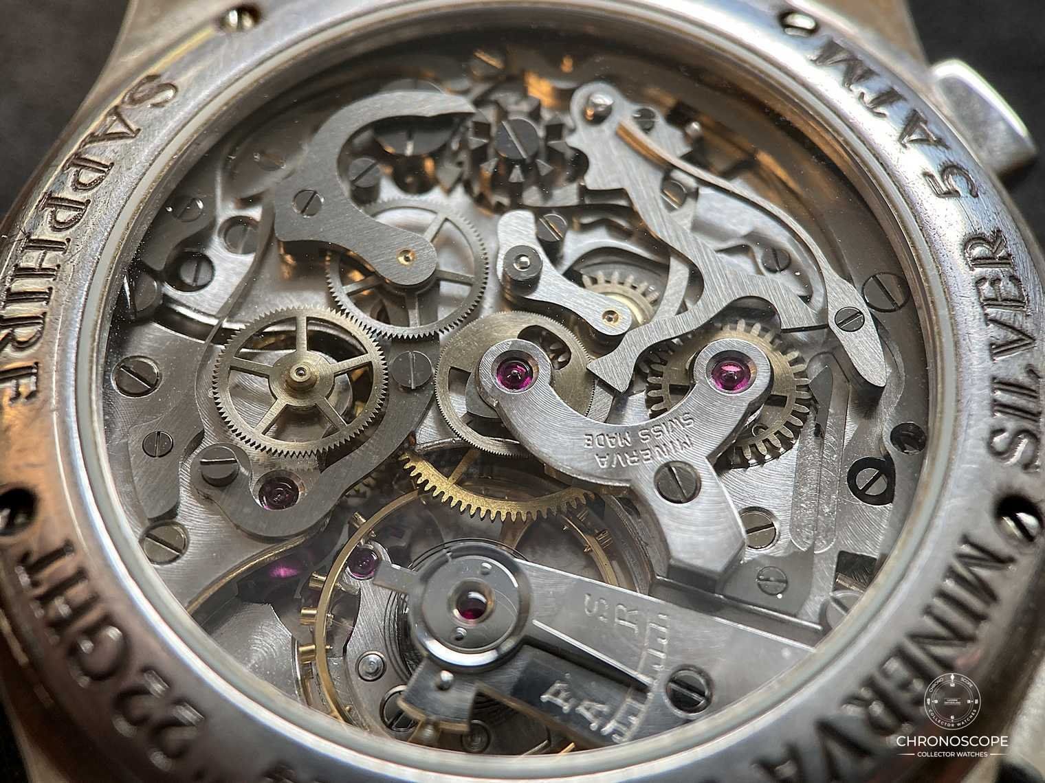 Orologi: Minerva AVUS II Chronograph Reference S22-A8A – Full Set – Usato da Luzern venduto da ChronoScope6004 6