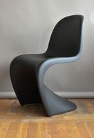 Original Panton Chairs, schwarz, Top Zustand! 6 Stück