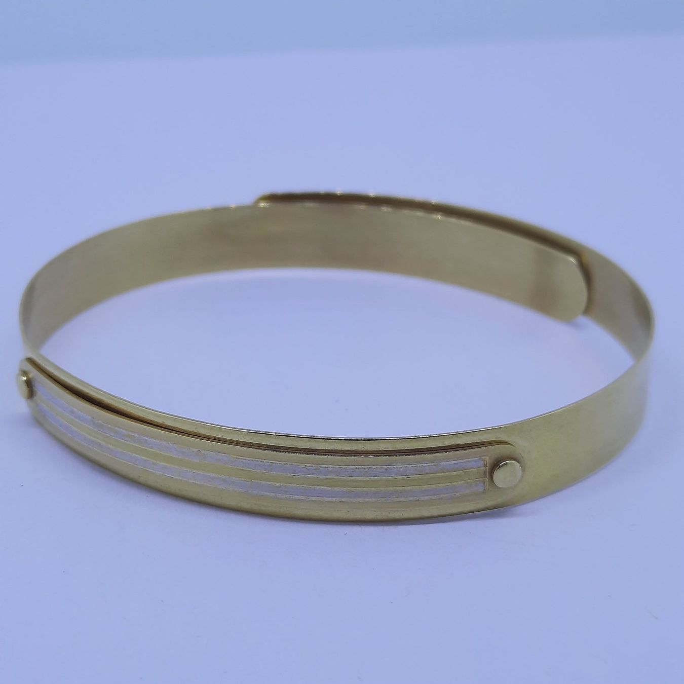 Bracciali & Braccialetti: Edler Goldarmreif mit verstellbarem Durchmesser – Usato da Unterägeri venduto da Altgoldschmuck 2