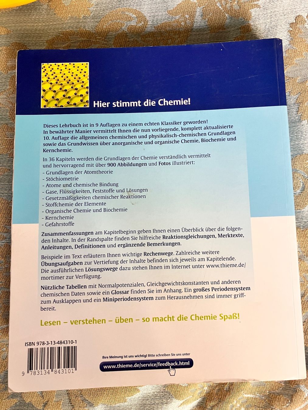 Bücher: Chemie -  Das Basis Wissen – Gebraucht aus Zürich von amarelapreto 2
