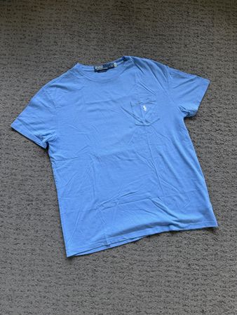 T-shirt Polo Ralph Lauren bleu avec poche taille L