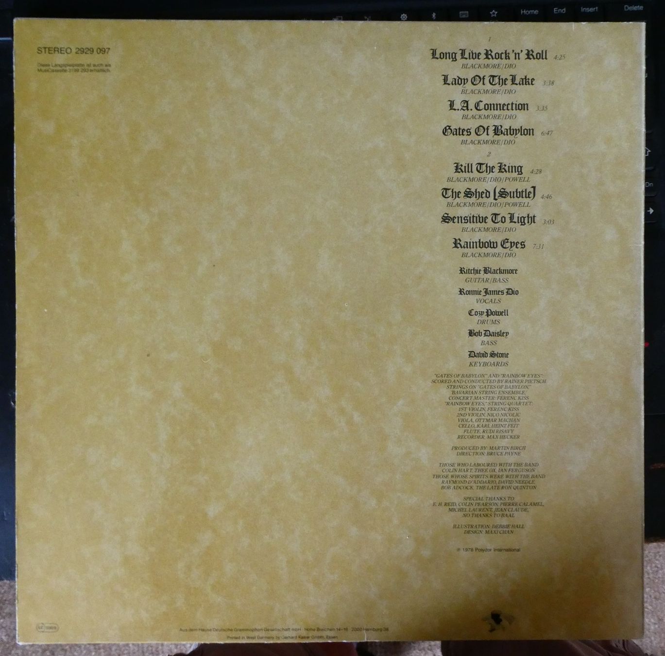 Schallplatten: Rainbow - Long live rock`n roll – Gebraucht aus Jegenstorf von Ak50 1