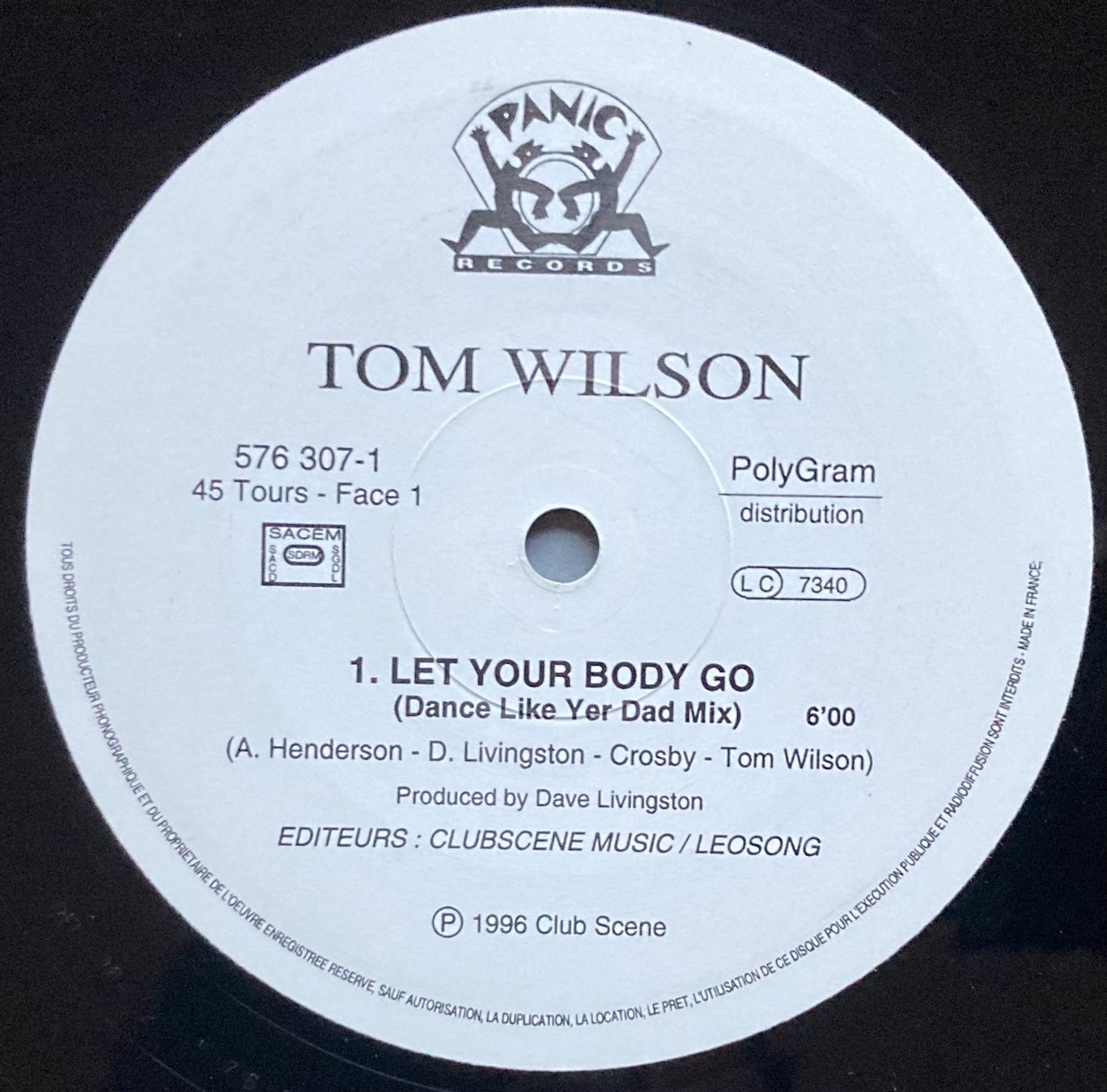 Dischi in vinile: TOM WILSON - LET YOUR BODY GO – Usato da Poliez-Pittet venduto da Newtown-Records 2