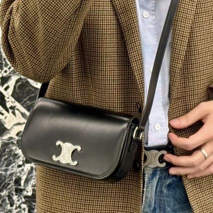 CELINE Triomphe Tasche aus Kalbsleder schwarz *NEU*