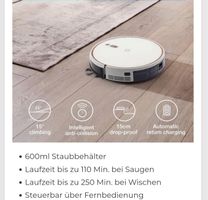 Saugroboter - Wischt und saugt sehr gut!