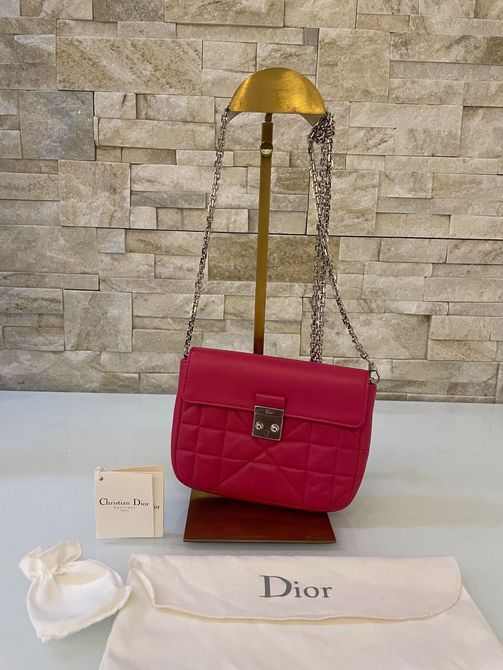 Dior Borse da donna: Dior Pouche Fuchsia - Neu – Nuovo e nell'imballaggio originale da Hittnau venduto da LuxAndMore 3