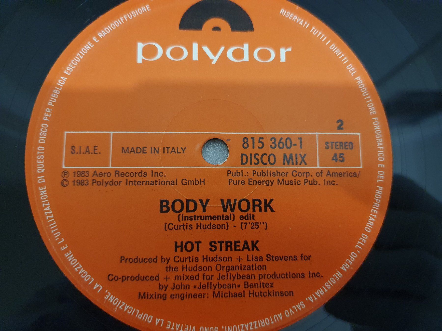 Schallplatten: Hot Streak – Body Work – Gebraucht aus Uster von Vinyl-Leidenschaft 5