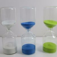 Sanduhr 30 Minuten Laufzeit Glas klar