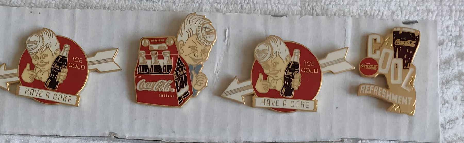 Coca-Cola Plaketten & Abzeichen: Coca Cola Pins – Gebraucht aus Luzern von Luzern_Energy