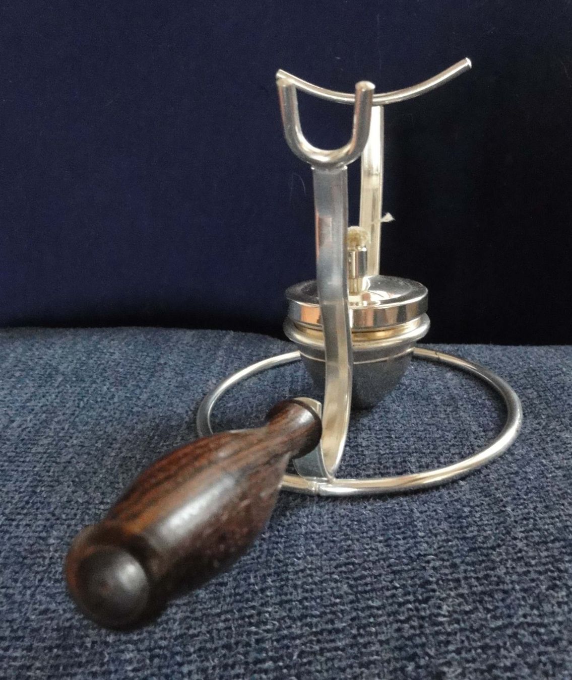 Spiritueux: Brandy oder Cognac Wärmer mit rundem Brenner mit Docht – D'occasion à Wohlen AG par Flusslauf 2