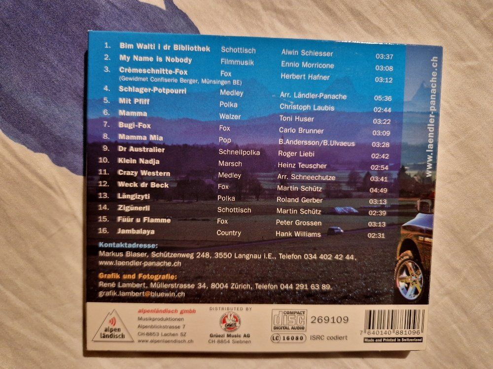 CD: Ländler Panache: Es Usfährtli – Usato da Brittnau venduto da Zibu 2