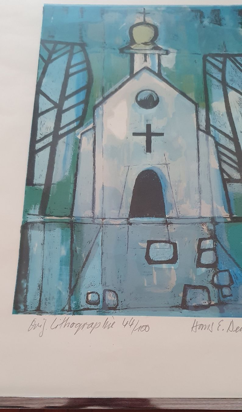 Grafiken & Lithographien: Bild - Original Lithographie Hans E. Deutsch – Gebraucht aus Kreuzlingen von Rschweiz1 1