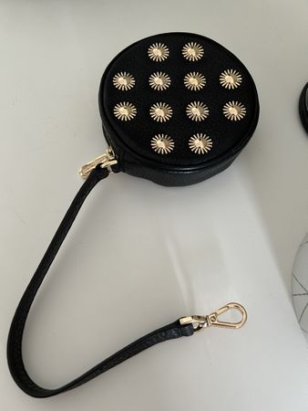 Michael Kors Täschli, Schwarz, Goldene Details, Top! (51)