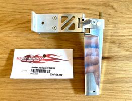 Ruder / gouvernail für rc boat 110mm aluminium neuf