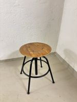 Ikea Hocker Metall Holz höhenverstellbar gebrauchter Zustand