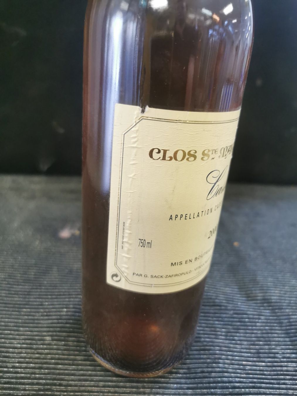 Wein: CLOS STE MAGDELEINE CASSIS 2000 – Neu (gemäss Beschreibung) aus Genève von Leboucheoreilles 6