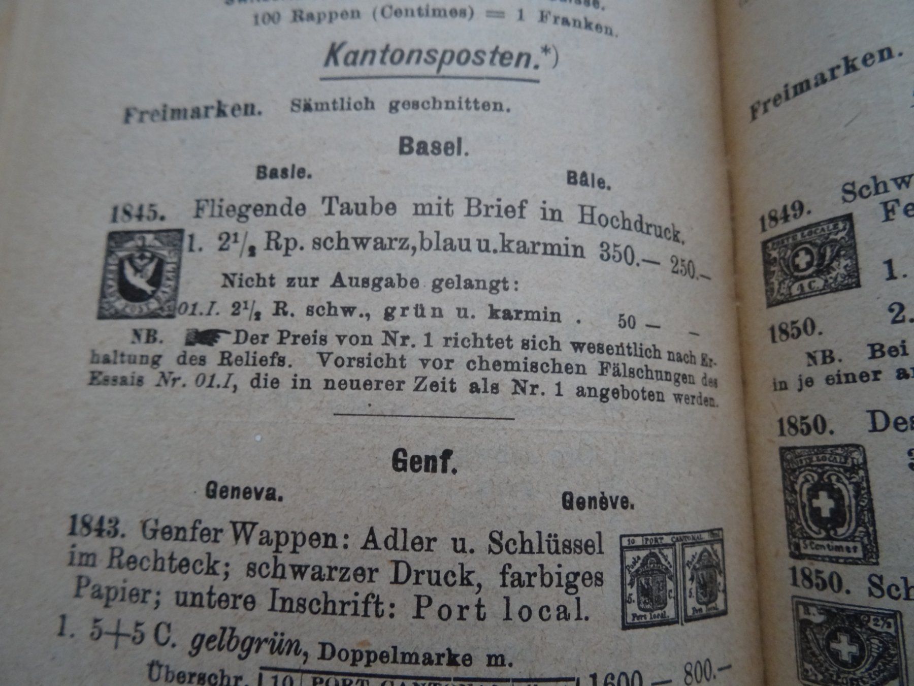 Libri: Postwertzeichen-Katalog 1914 Gebrüder Senfs, Leipzig – Usato da Lupfig venduto da Buerkli20 6