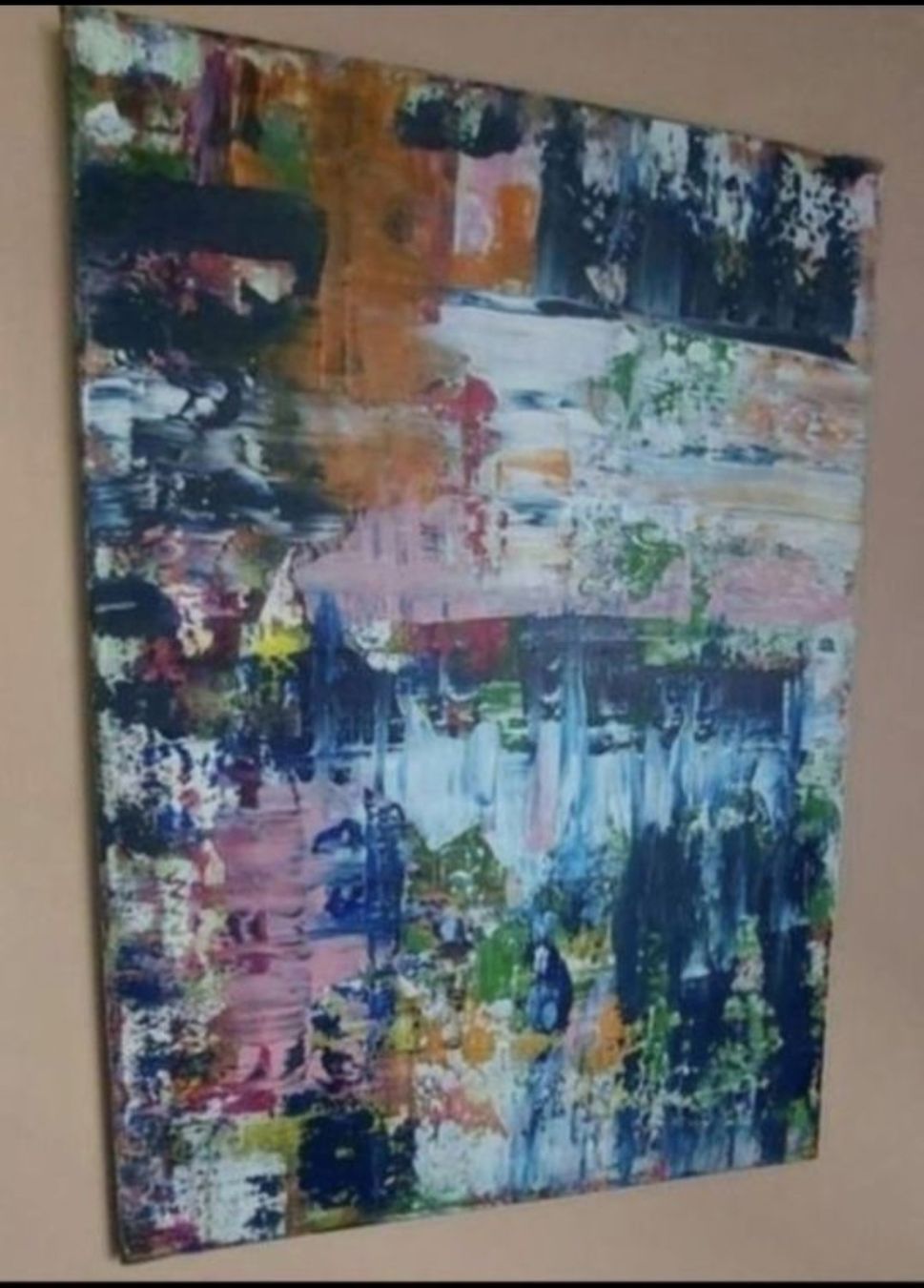 Tableaux: Gemälde bunte Farben handmade 50×70 – Neuf (Voir description) à Riehen par Steinbock1970