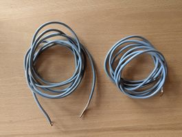 Occasion Kabel Grau, 2 adrig, für diverse Elektroprojekte
