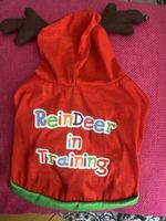 Hundemantel Rentier Grösse S Weihnachts-Motiv neu
