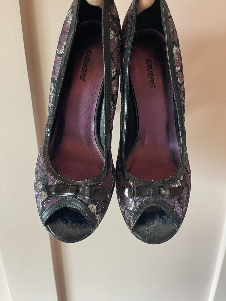 Graceland Scarpe da donna: Graceland Peeptoe High Heels Gr. 38 – Usato da Thun venduto da ElleChanel 1