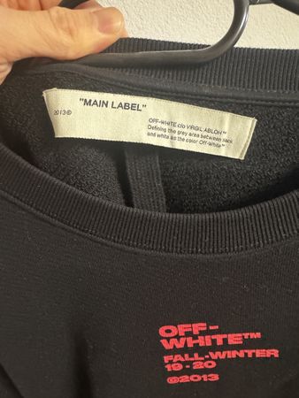 Off White Bat Sweatshirt - rot schwarz