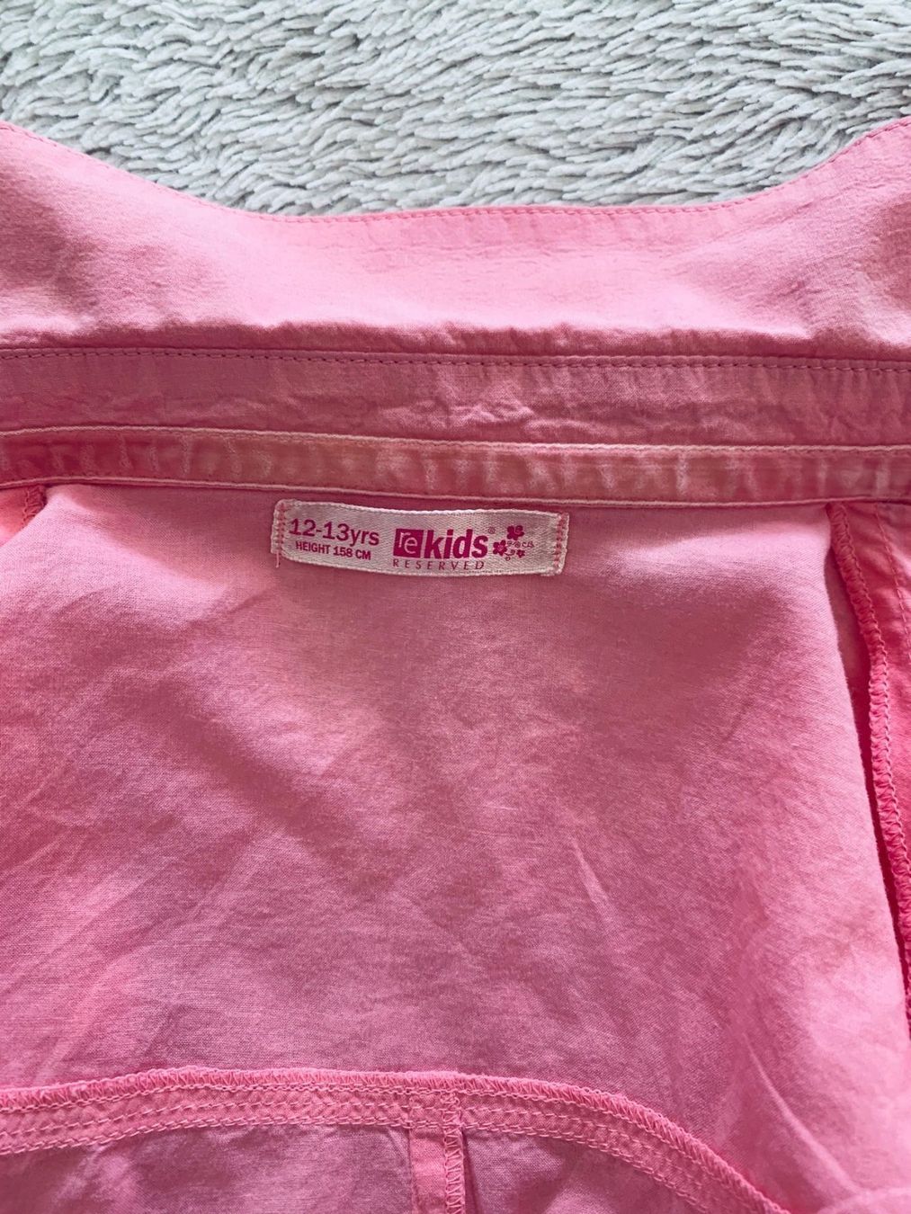 Camicette, T-shirt & Top: Leichte Bluse/ Hemd RESERVED pink Gr. 152-158 – Usato da Emmenbrücke venduto da little.treasures 2
