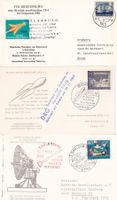 11 Belege Raketen - Post 1963 (D, NL, A), alle geflogen !
