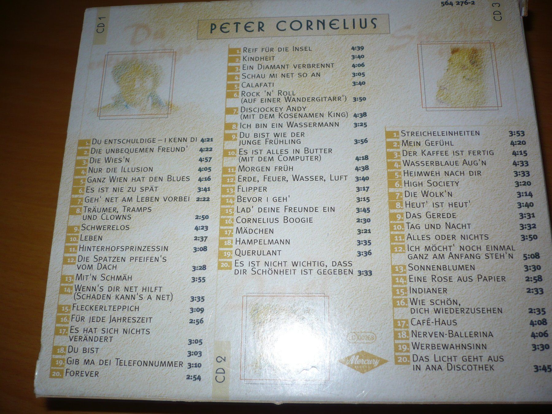 CD: PETER CORNELIUS 3 CD Box – Usato da Merzligen venduto da Marthe22 1