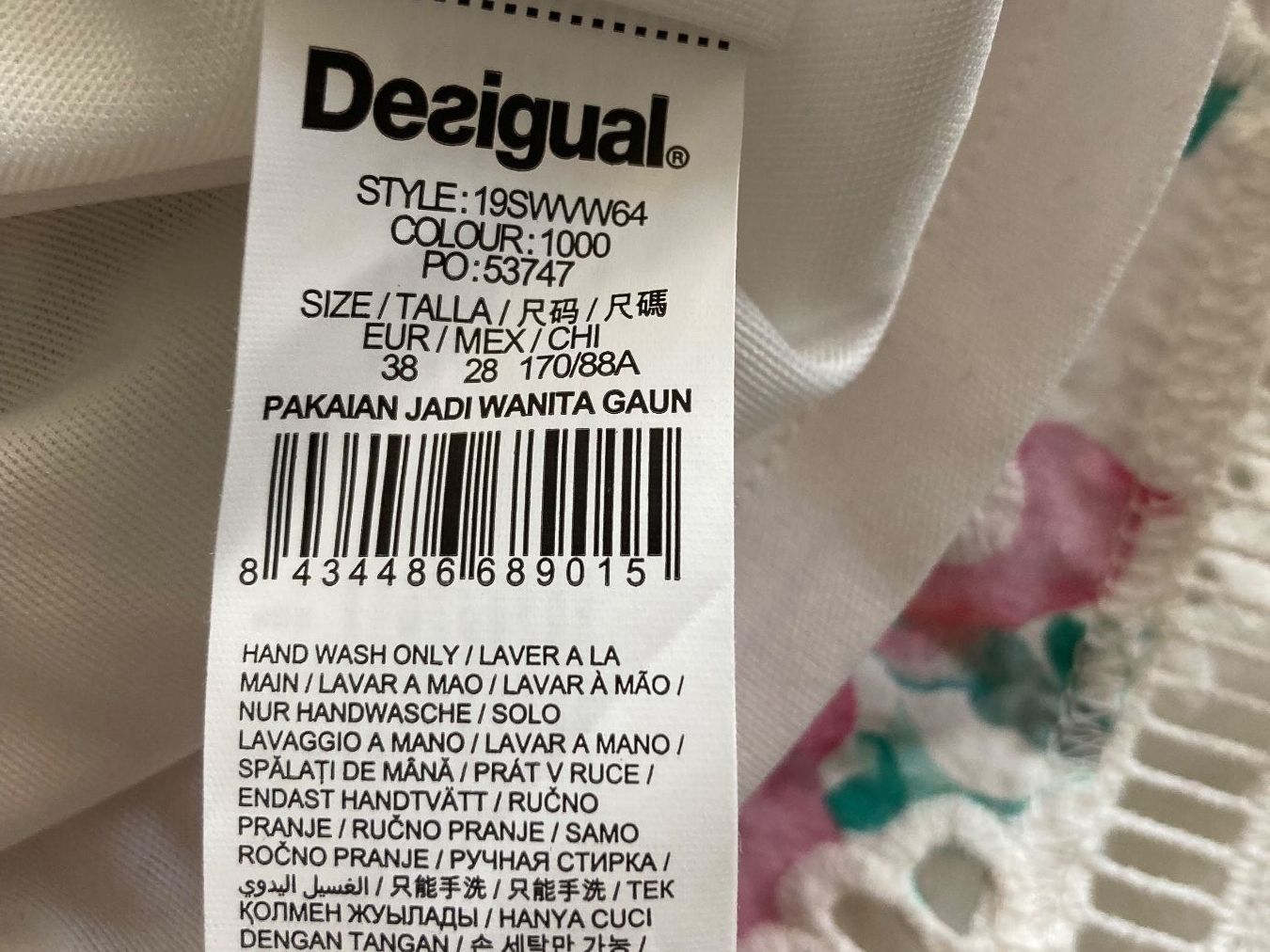 Desigual Vestiti: DesigualKleid Gr 38, mit Etikett, neu – Nuovo (secondo la descrizione) da Eschenbach SG venduto da verbascum 3