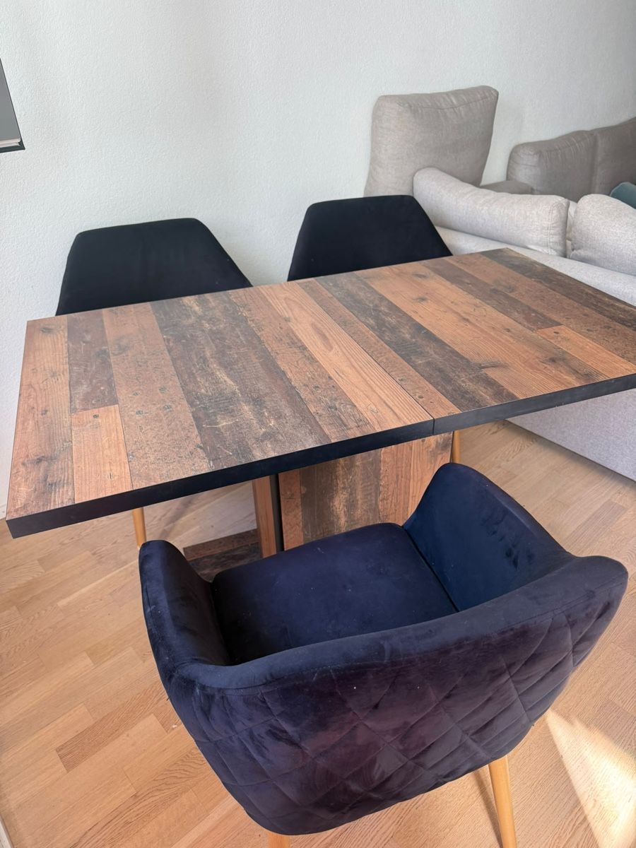 Set di tavolo e panche: Table extensible en bois avec 4 chaises – Usato da Châtelaine venduto da yan_7ddm 4