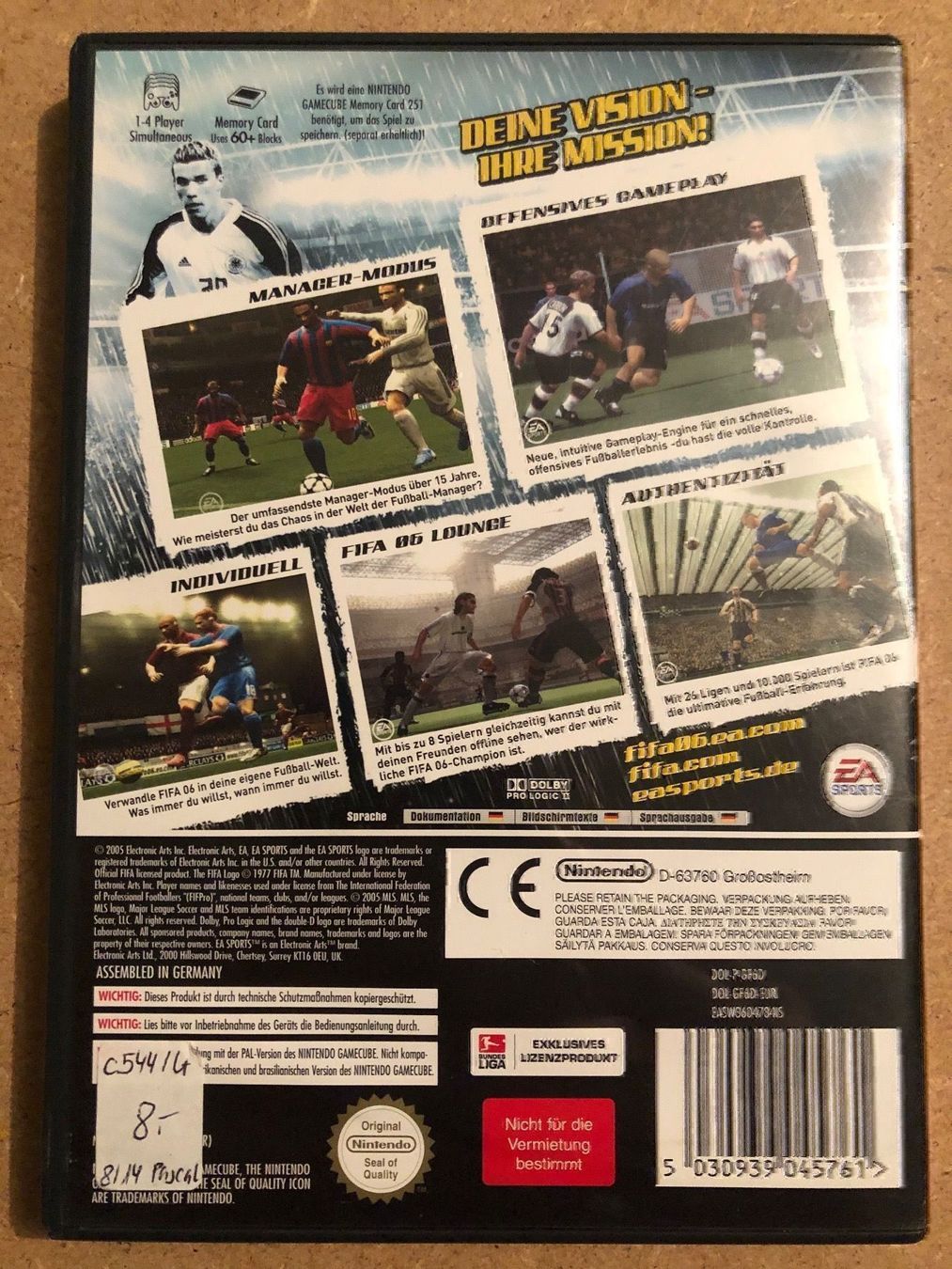 Spiele: FIFA 06 für Nintendo Game Cube – Gebraucht aus Kestenholz von Mad18 1