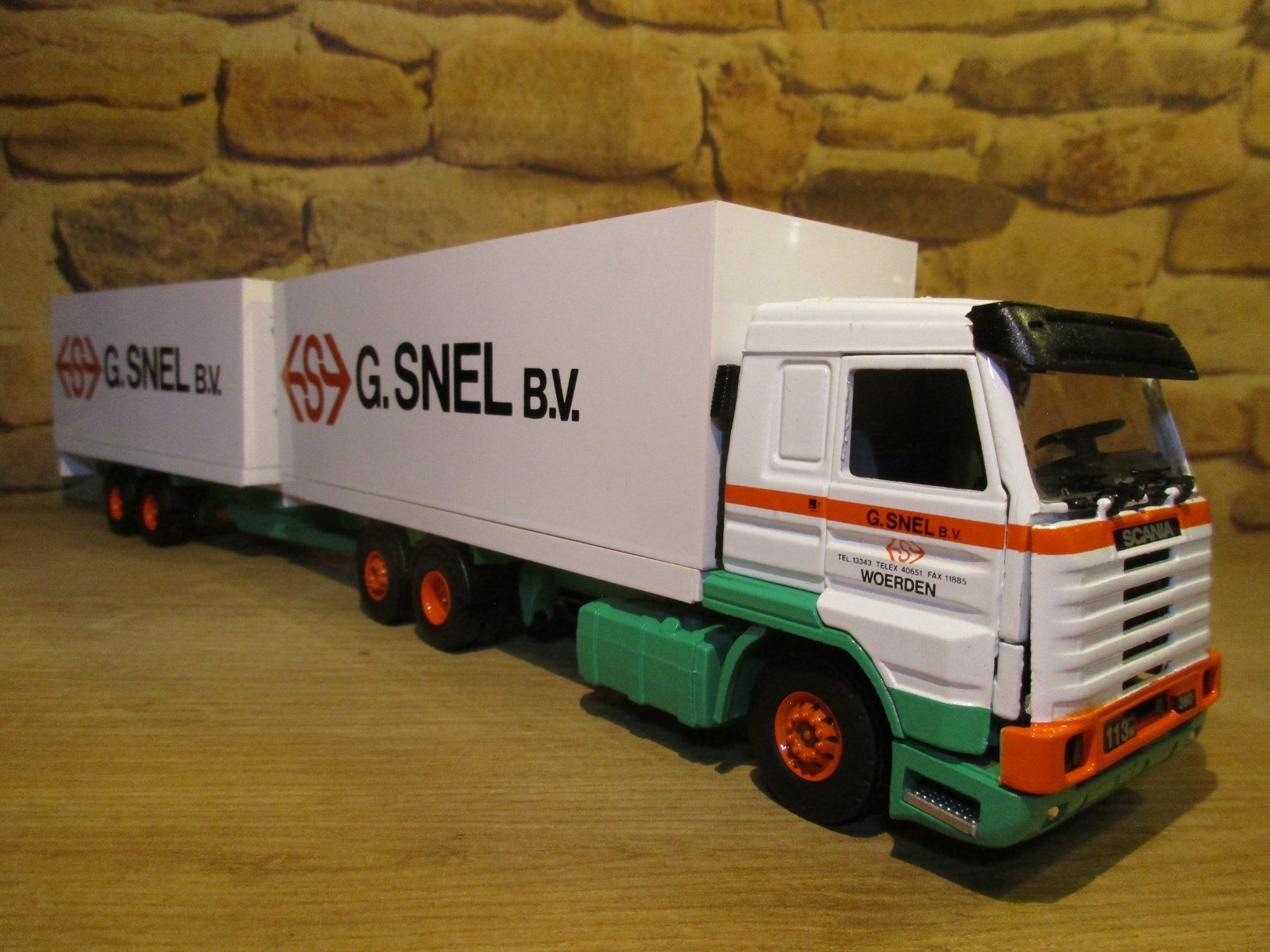 Tekno Modellbausätze & Standmodelle: Tekno  1:50  Scania 113  G.SNEL B.V. – Gebraucht aus Ennetmoos von Truckdiver 9
