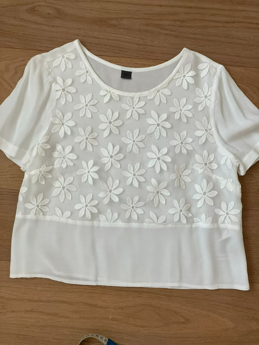 Blusen: sommerliche Bluse - Kurzarm - s'Oliver – Gebraucht aus Weinfelden von Esche1