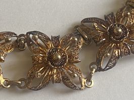 Armband Silber, vergoldet , Filigrane Juwel.k